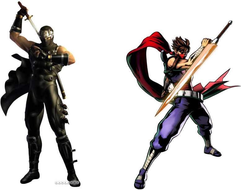 Ryu Hayabusa Transparent Background Png - Ninja Gaiden 1 Black - Free ...