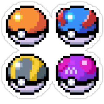 Pokeball - Pokeball Pixel Art - Free Transparent PNG Download - PNGkey