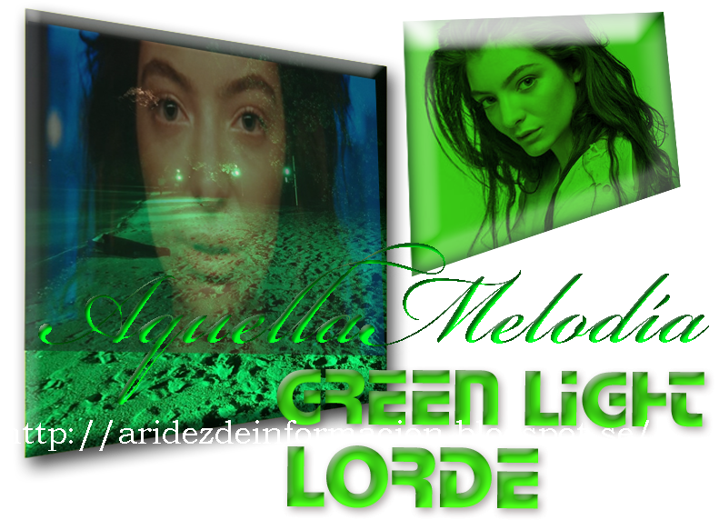 Green Light - Lorde - Flyer (800x600), Png Download