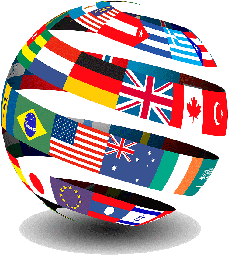 Word Flag Clipart Global - English As A Second Language Png - Free ...