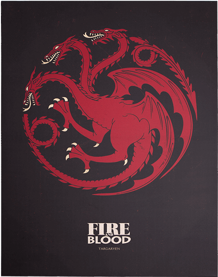 1 Of - House Targaryen Sigil - Free Transparent PNG Download - PNGkey