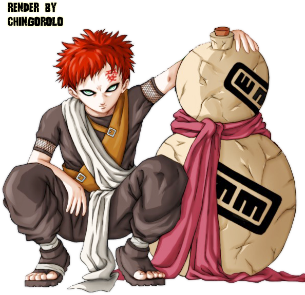 Jin From Samurai Champloo - Naruto Gaara Do Deserto - Free Transparent ...