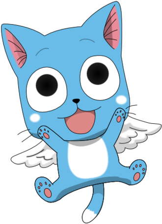 Happy the blue cat..... [discussion] : r/fairytail