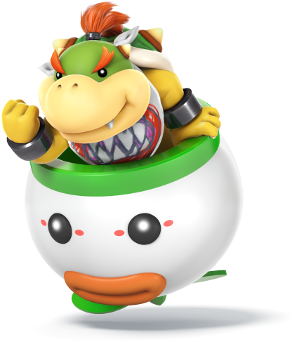 bowser jr clown car plush toy