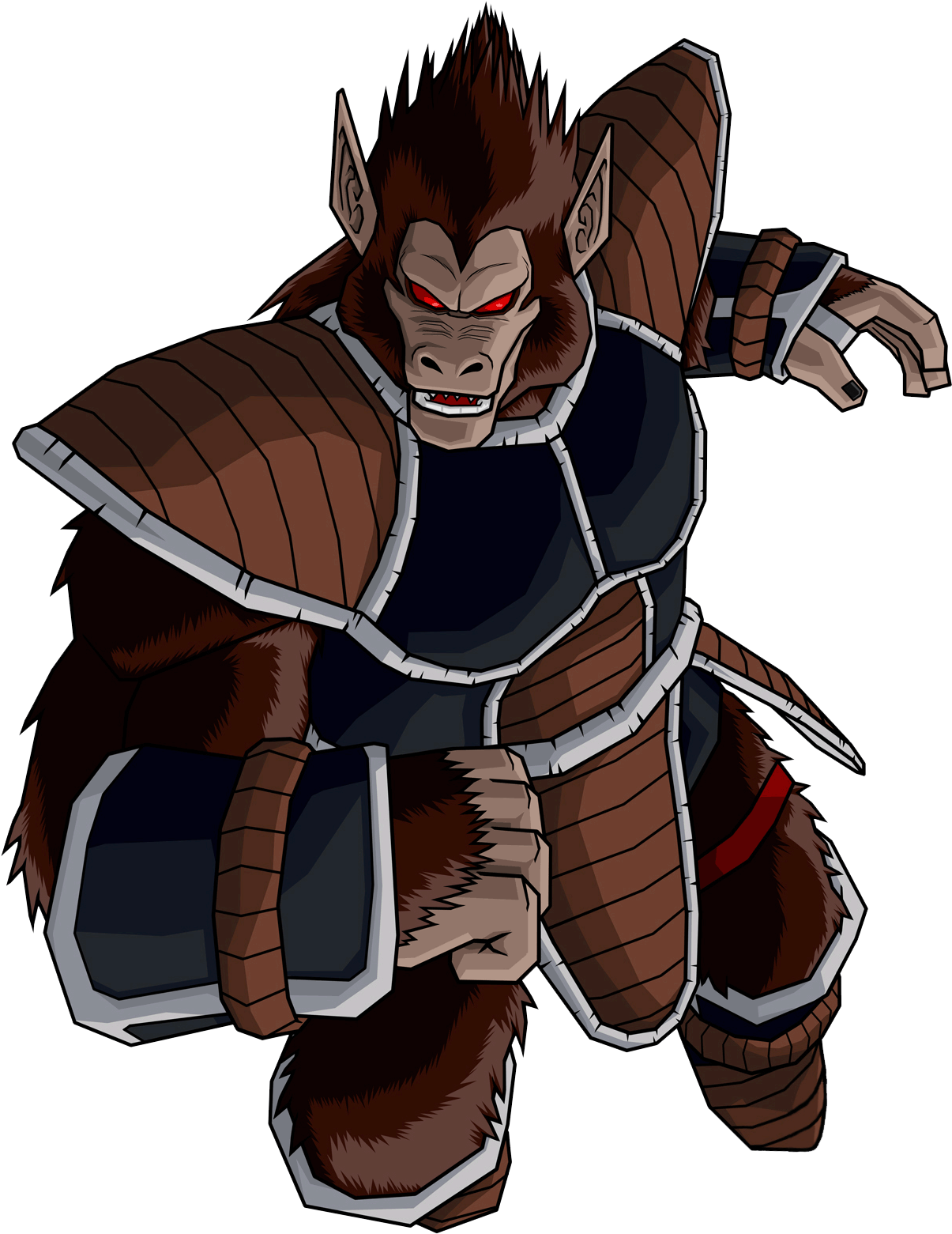 Raditzs Galleries Dragon Ball Z Nappa Happy Free Transparent Png