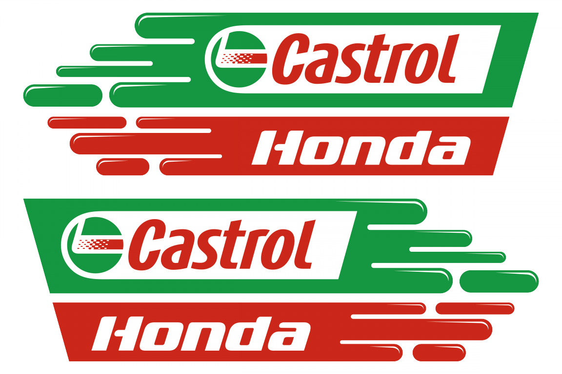 Castrol Honda Logo Png Transparent Castrol - Clip Art Library