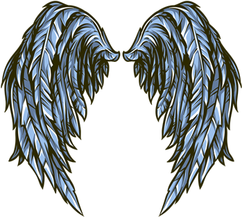 Dark Angel Clipart Blue Angel - Dark Blue Angel Wings - Free ...