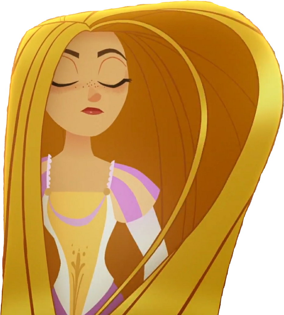 Download Raps Hair Flip - Tangled PNG Image with No Background - PNGkey.com