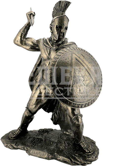 Leonidas Fighting Statue - Unicorn Studio Bronze Leonidas King Of ...