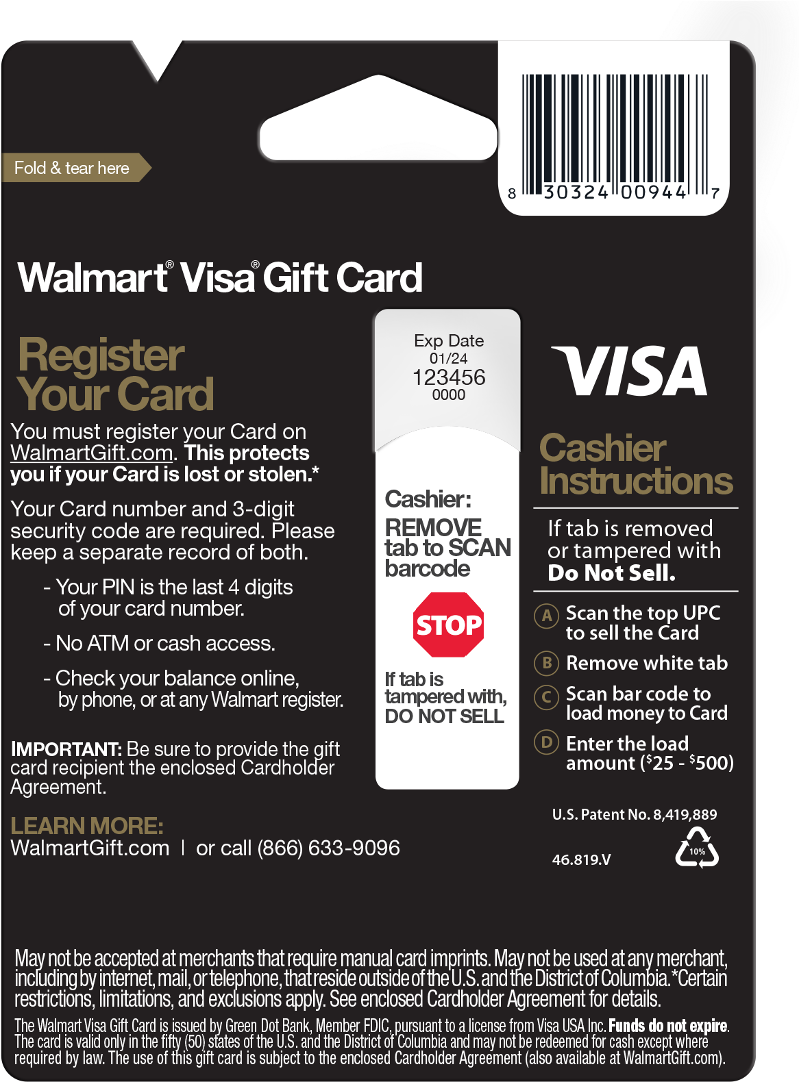 Download Walmart Visa Card PNG Image with No Background - PNGkey.com