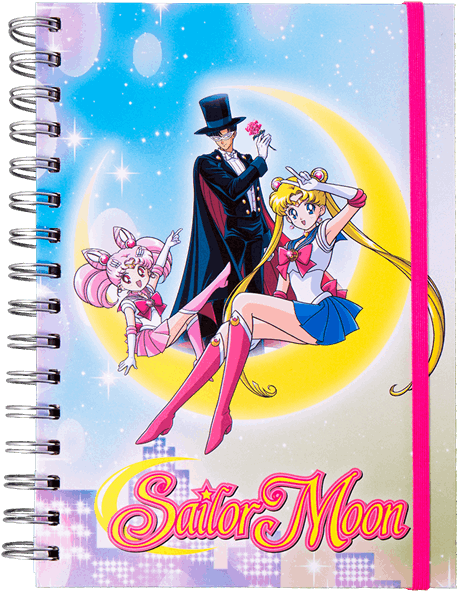 Sailor Moon Tuxedo Mask And Sailor Chibi Moon A5 Spiral Sailor Moon Sailor Moon Chibimoon 8134