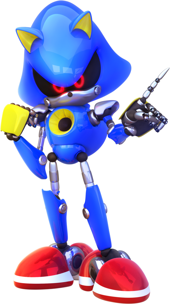 Download Metal Sonic By Fentonxd-d62dmgp - Metal Sonic 3d Png PNG Image ...