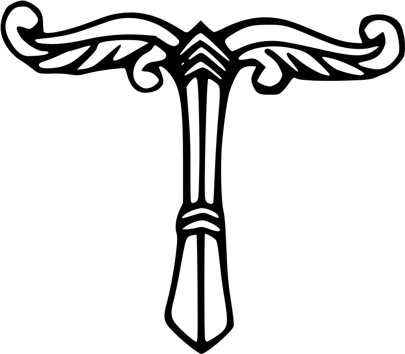 Irminsul Pillar Black - Irminsul Symbol (857x768), Png Download