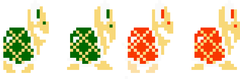 Smb1 Koopa Troopa Sprite - Super Mario Bros Koopa - Free Transparent ...