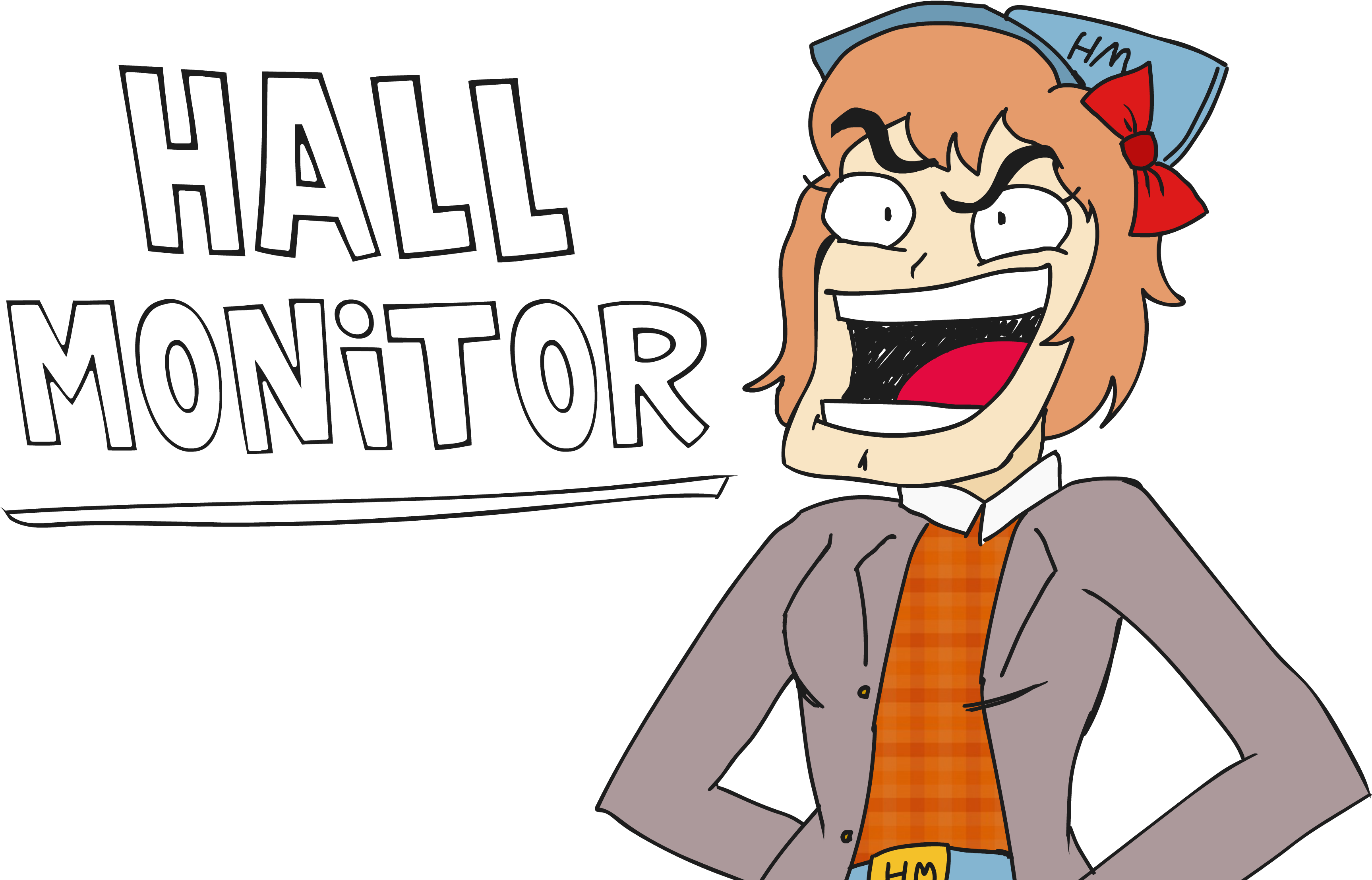Oc Fanartanother Spongebob Reference - Hall Monitor (4000x2250), Png Download