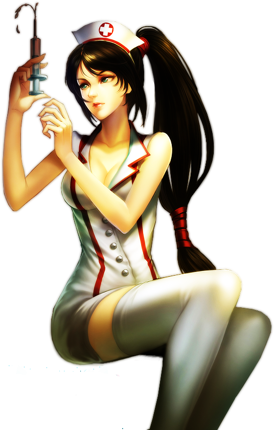 Akali Sexy Nurse Skin Png Image - Akali Lol Render - Free Transparent ...