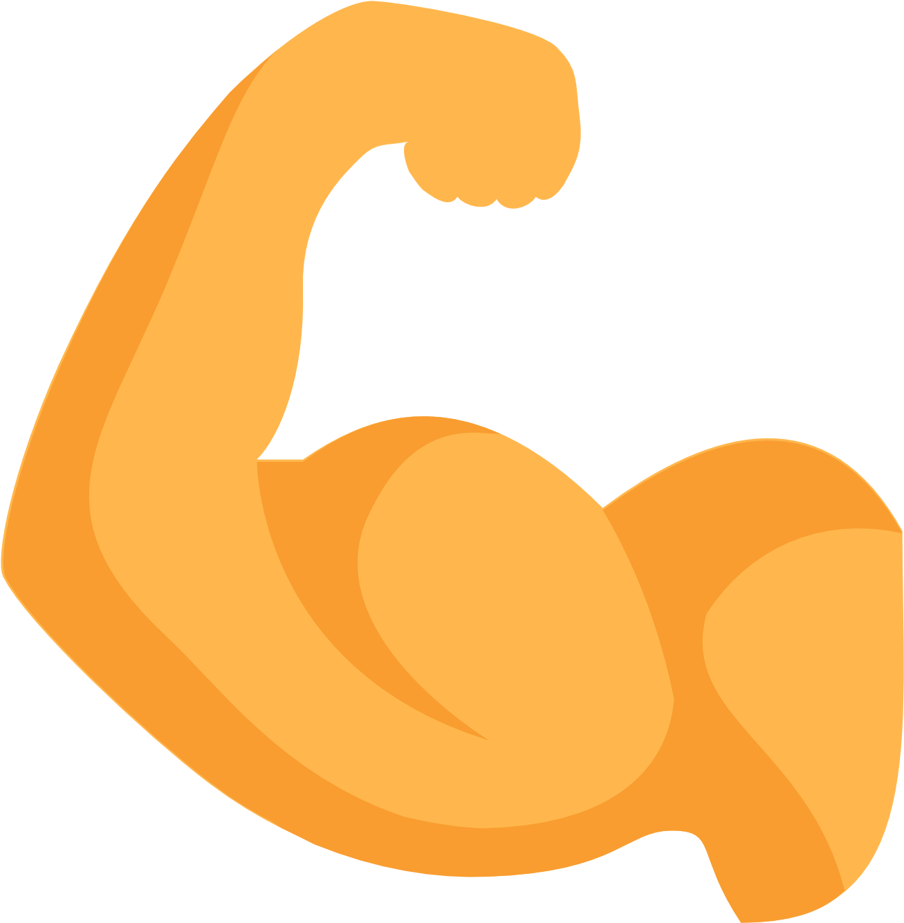 Free Flexing Arm Emoji - Biceps Png - Free Transparent PNG Download ...