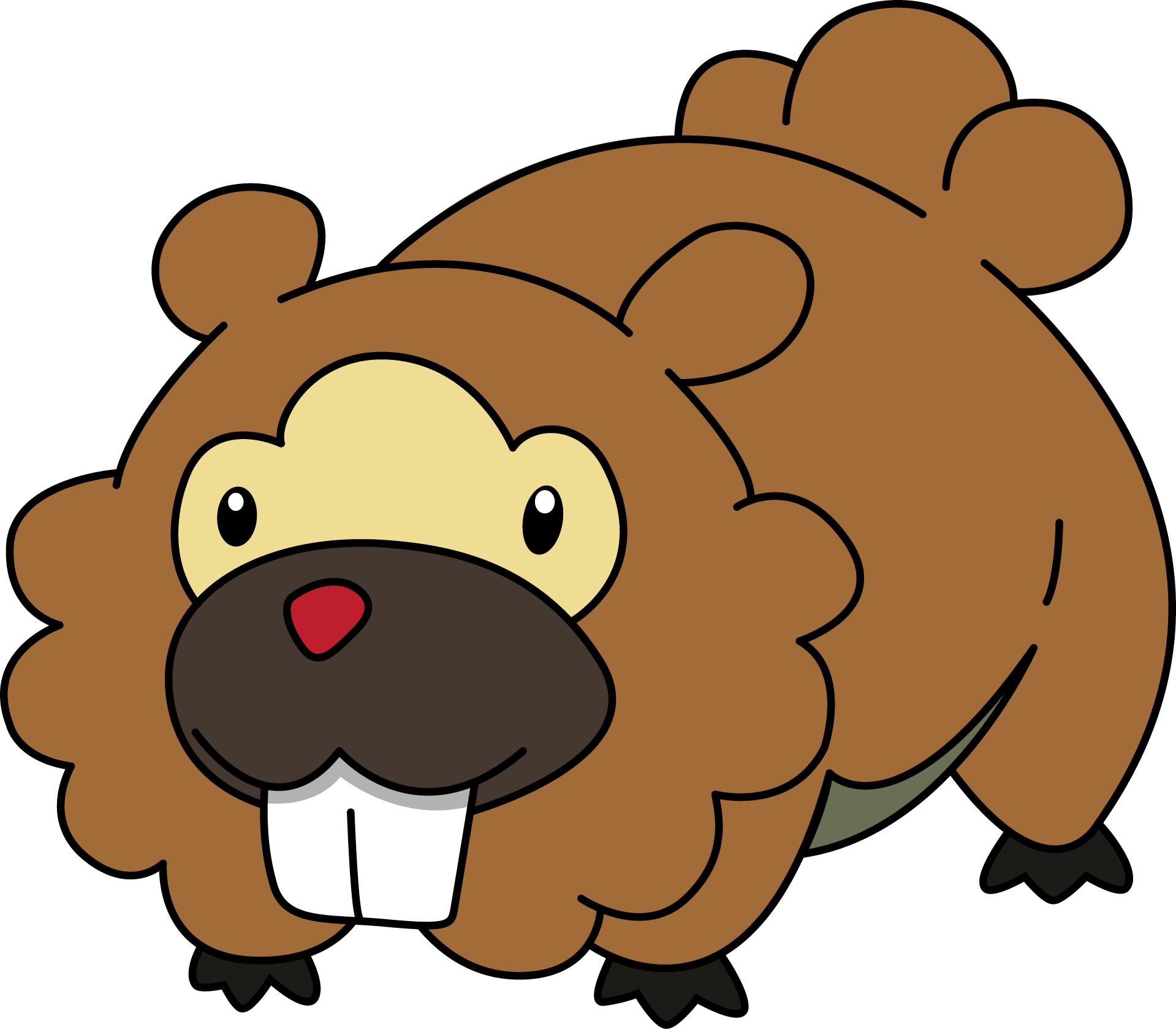 Download 162kib 1919x1678 Bidoof Bidoof Pokemon Png Image With No Background Pngkey Com