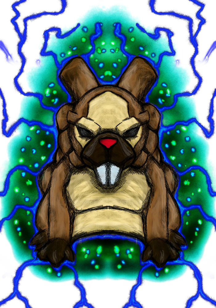 Download Pokemon Bidoof ビッパ Fanart Yoarte Bippa Generation Bidoof Png Image With No Background Pngkey Com