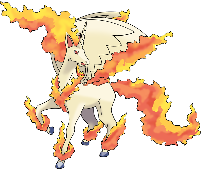 Download Mega Rapidash Pokédex Png Image With No Background - Pngkey.com