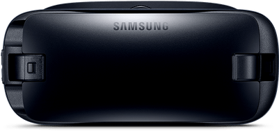 Samsung Gear Vr Close Up - Samsung Gear Vr Sm-r323 Black, Blue Vr Glasses (400x400), Png Download