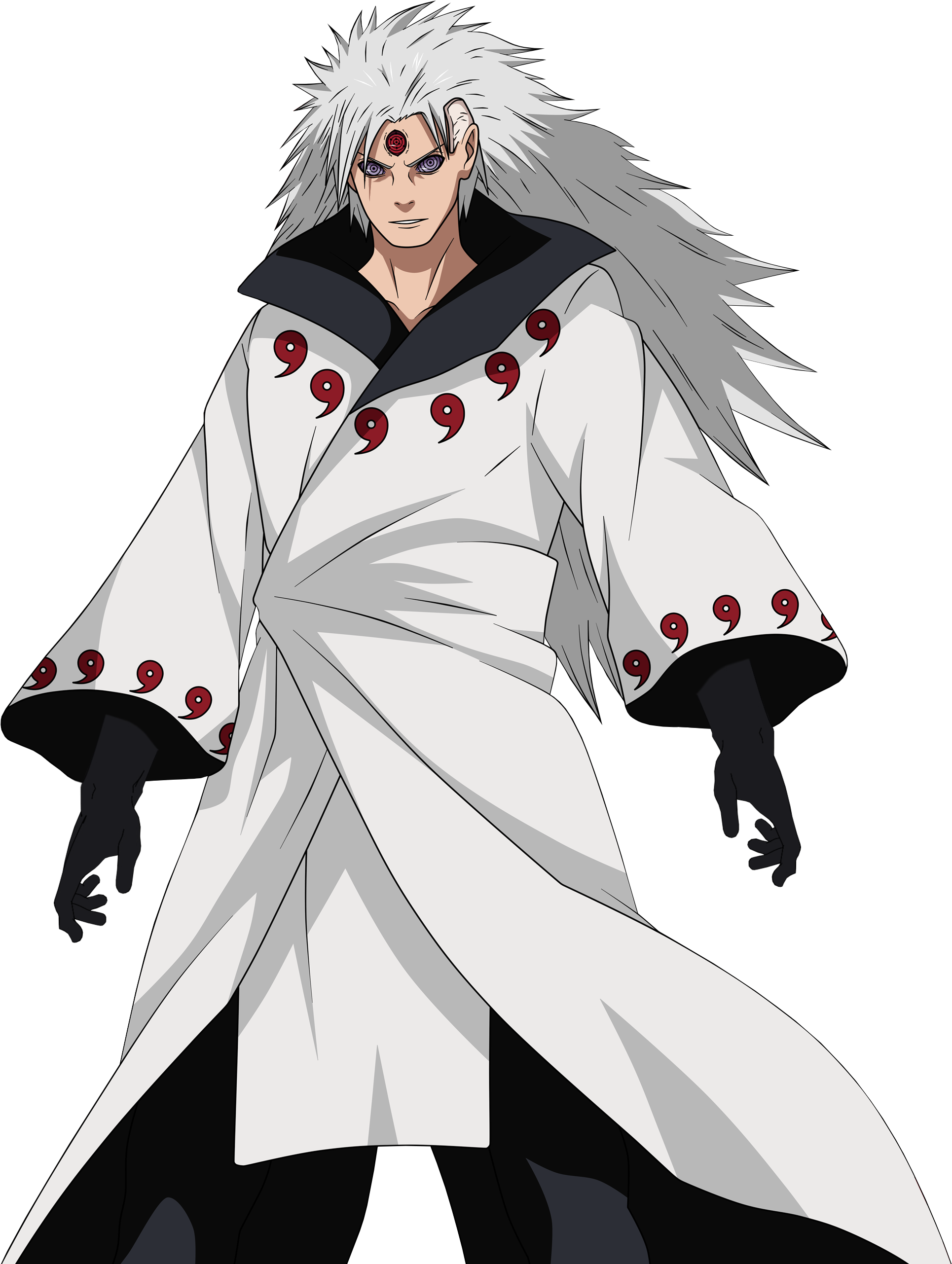 Madara Sage Six Path Mode With Rinnengan - Madara Png - Free ...