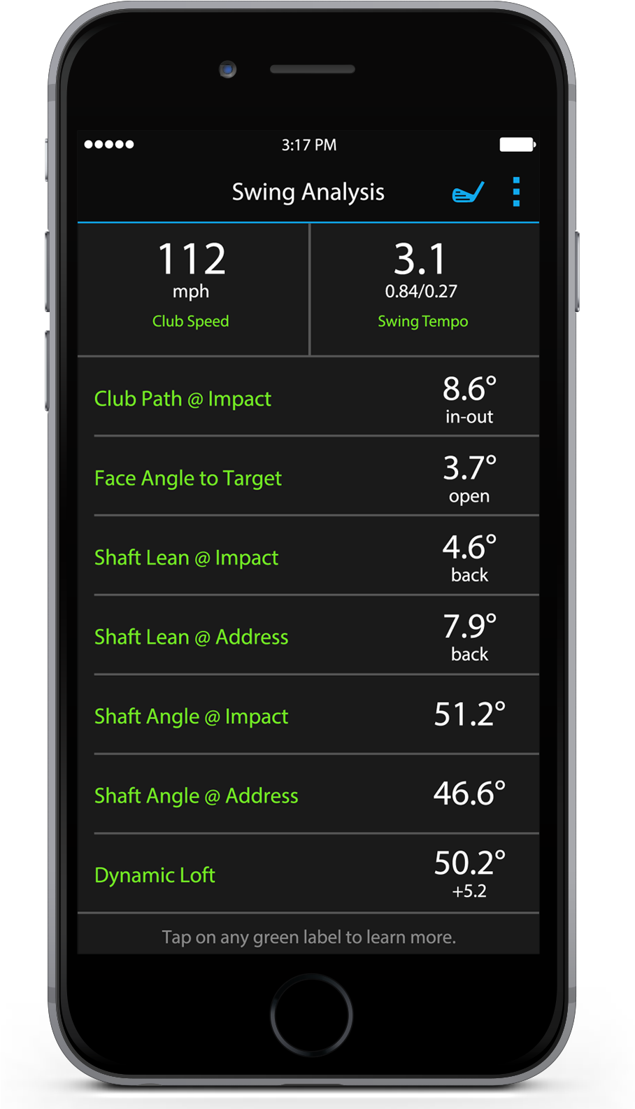 Data - Garmin Truswing Golf Club Sensor - Black (907x1610), Png Download