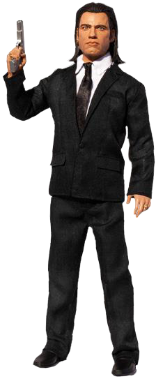 Download Vincent Vega 13” Explicit Talking Action Figure Pulp Fiction Action Figure Png Image 