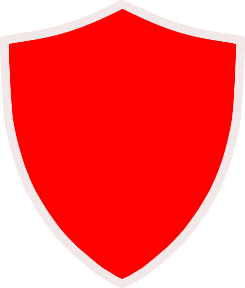 red shield vector logo
