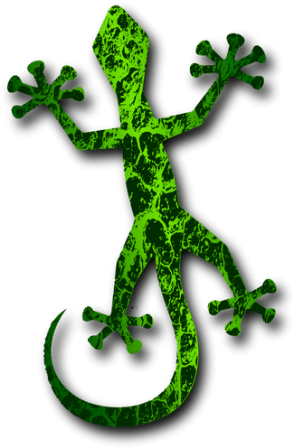 Gecko Cartoon Transparent Background (331x500), Png Download