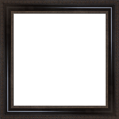 ornate black picture frame png