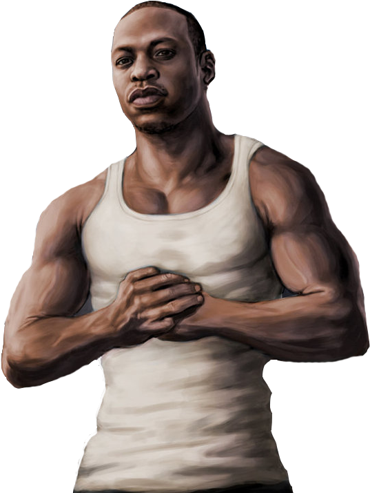 Download Gta V Cj Greetings From San Andreas By Speetix D5k67j0 Carl Johnson Gta Png Png Image With No Background Pngkey Com