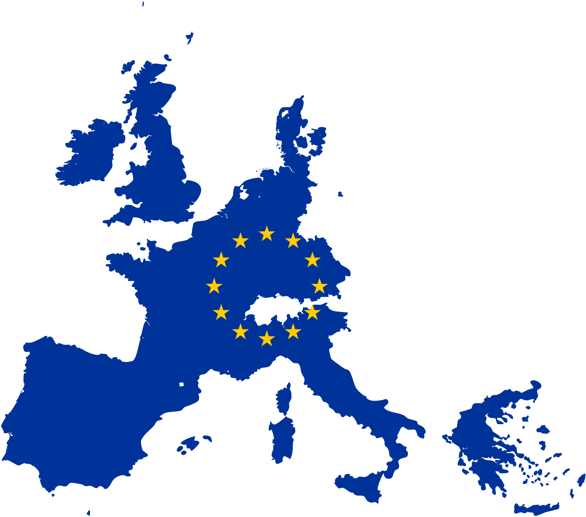 Open - Europe Map With Flag - Free Transparent PNG Download - PNGkey