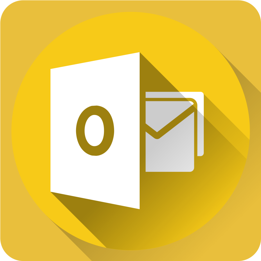 Outlook Icon - Circle (1024x1024), Png Download