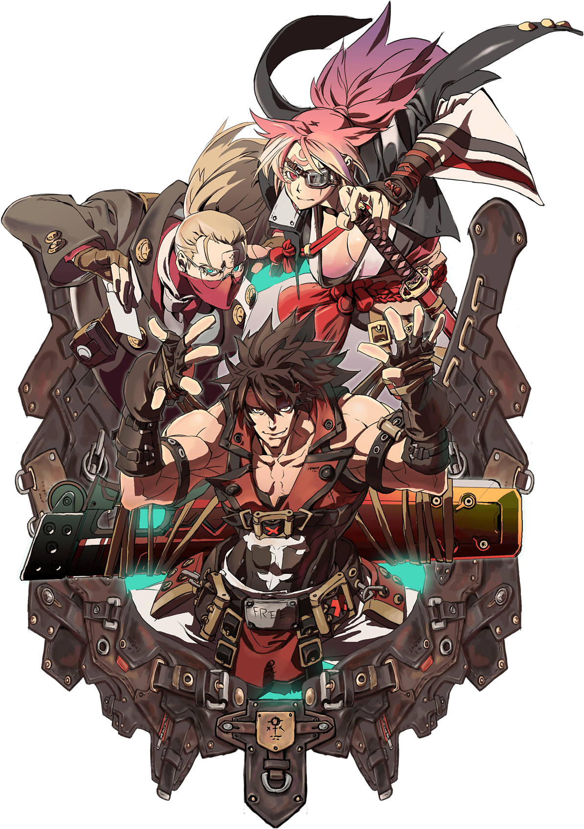 Download Guilty Gear Xrd Rev2 Sol Answer And Baiken Art Guilty Gear Xrd Rev 2 Png Image With No Background Pngkey Com