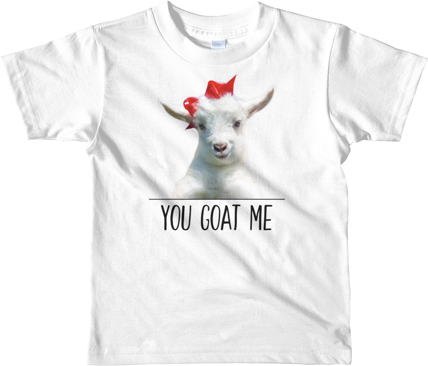 Baby Goat Kids Unisex T-shirt - Kids Personalized Shirt | Short Sleeve Kids T-shirt (1000x1000), Png Download