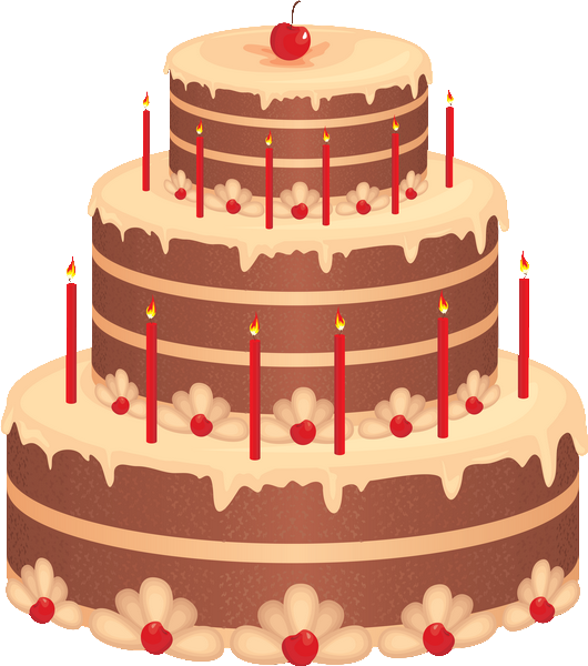 342 3428604 Birthday Cake Vector Png 