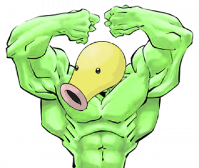 Bellsprout - Muscular Bellsprout (400x338), Png Download