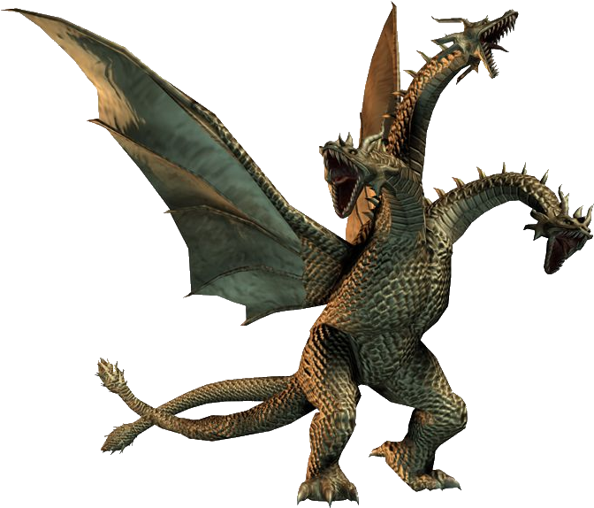 King Ghidorah 2007 - King Ghidorah Godzilla Game - Free Transparent PNG ...