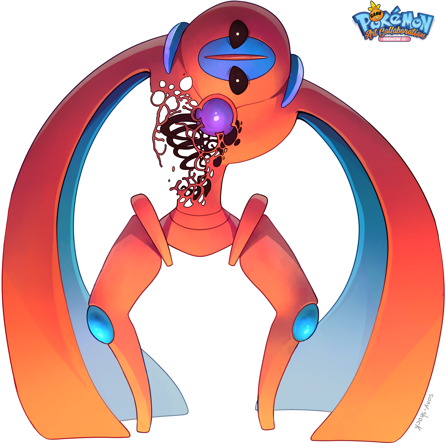 #386 Deoxys In Our Pokemon Generation Iii Art Tribute - Art - Free ...