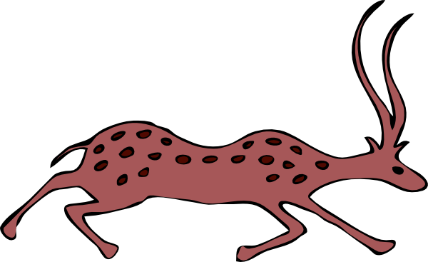 Animal, Antelope - Antelope Animation Clipart (600x367), Png Download