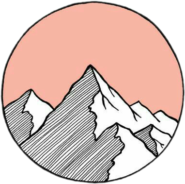 Download Mountains In A Circle Drawing PNG Image with No Background ...