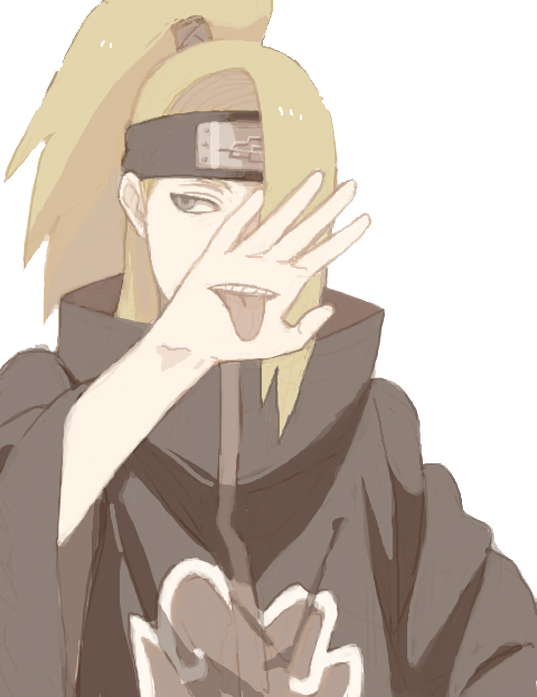 Download Deidara Render By Kuro Vs Shiro - Transparent Deidara PNG ...