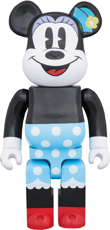 Download Bearbrick Minnie Mouse 400 Figure Minnie Mouse Bearbrick 400 Png Image With No Background Pngkey Com