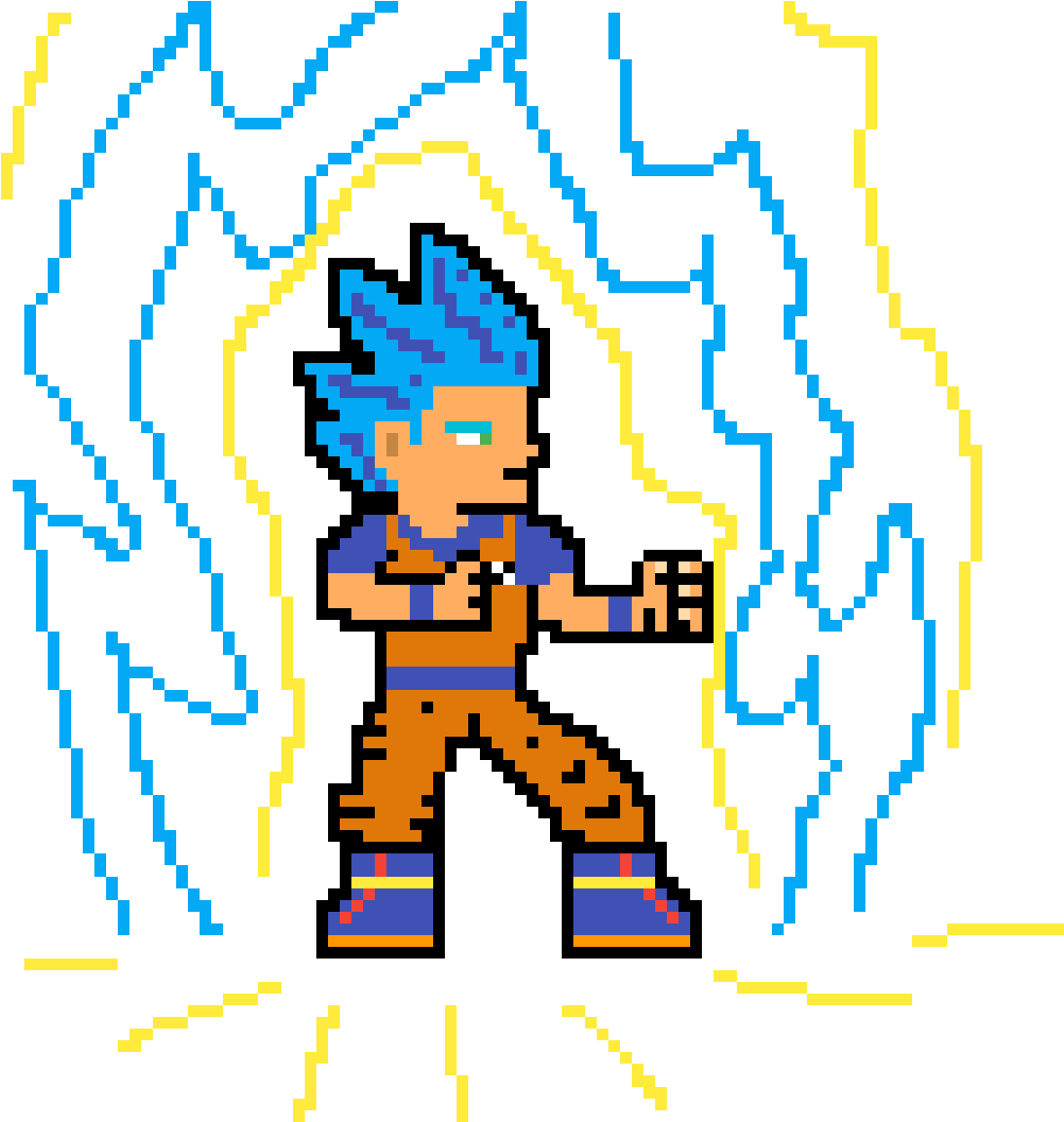 Goku Ssgss Cartoon Free Transparent Png Download Pngkey