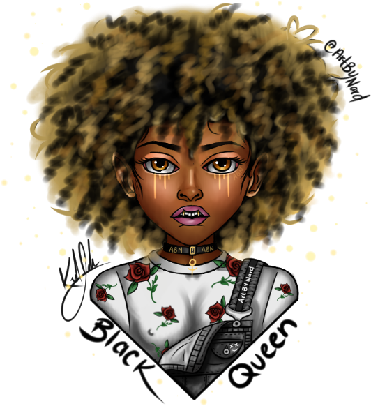 Download Image Of Abn X Black Queen Tee Afro Png Image With No Background Pngkey Com