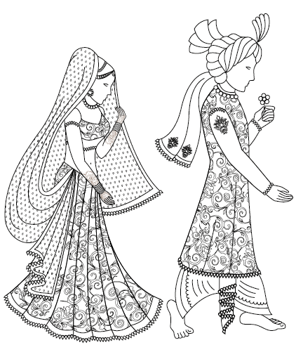 Hindu wedding card design