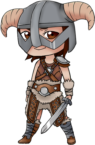 Download Kevin Sullivan - Chibi Dovahkiin PNG Image with No Background ...