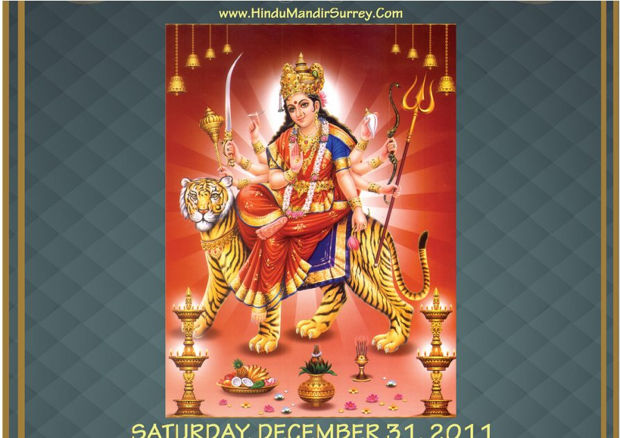 Download Mataji Ki Chowki In Surrey, Bc - Shri Prakash Gossai / Durga  Bhajans PNG Image with No Background 