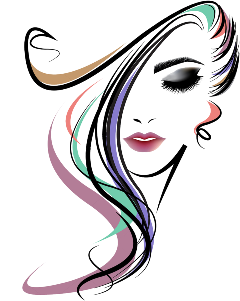Vector Women Long Hair Style By Checonx On Deviantart Woman Face